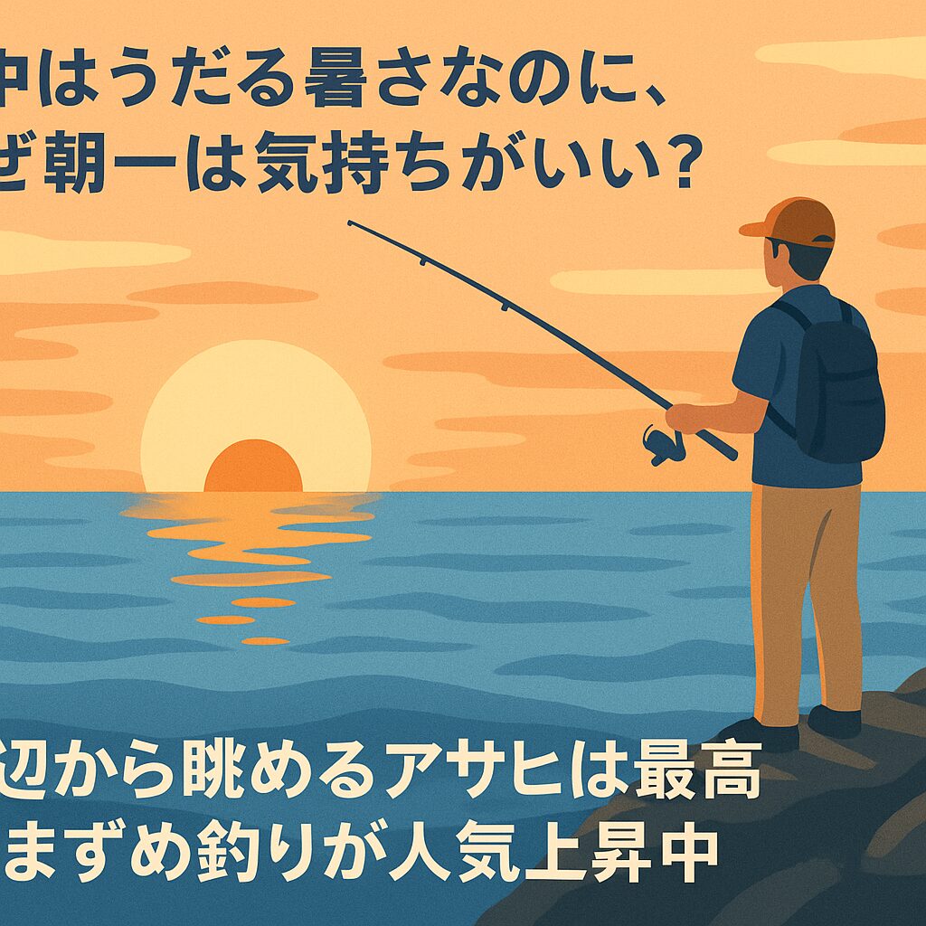 朝まずめは自然と釣りのゴールデンタイム!釣太郎