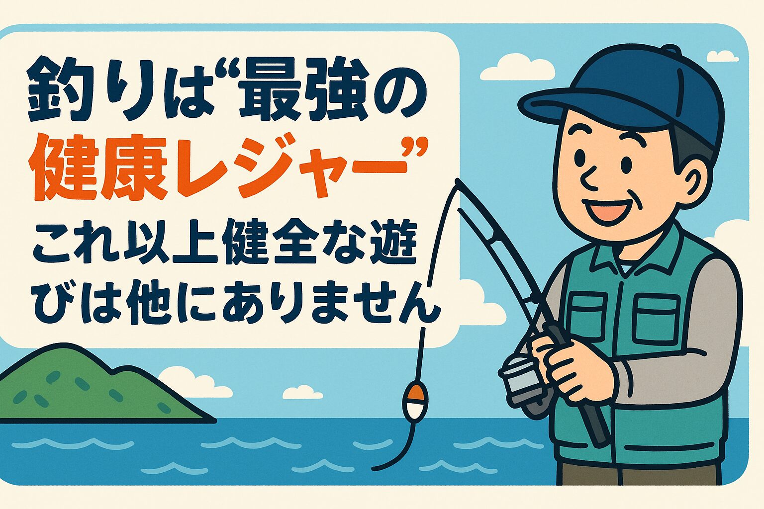 【AI解説】釣りは“最強の健康レジャー”！ストレス解消・運動・脳活性…その効果がすごすぎた！釣太郎