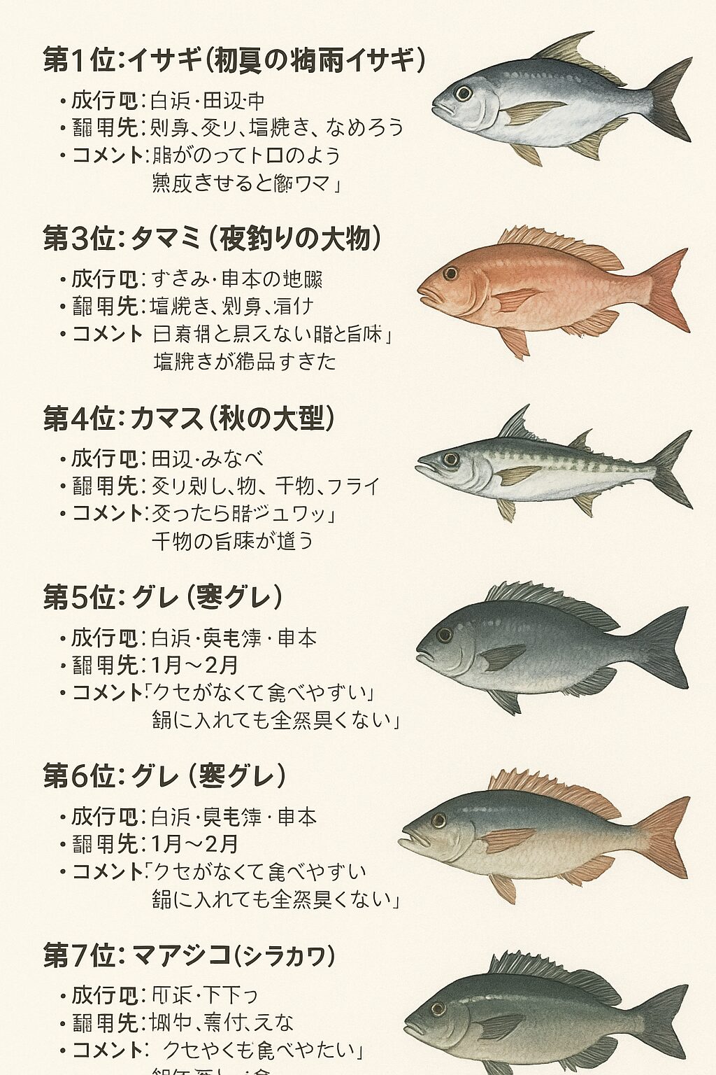 釣太郎スタッフに聞いた!“今年イチバンうまかった魚”ベスト10|釣り人目線の本音ランキング