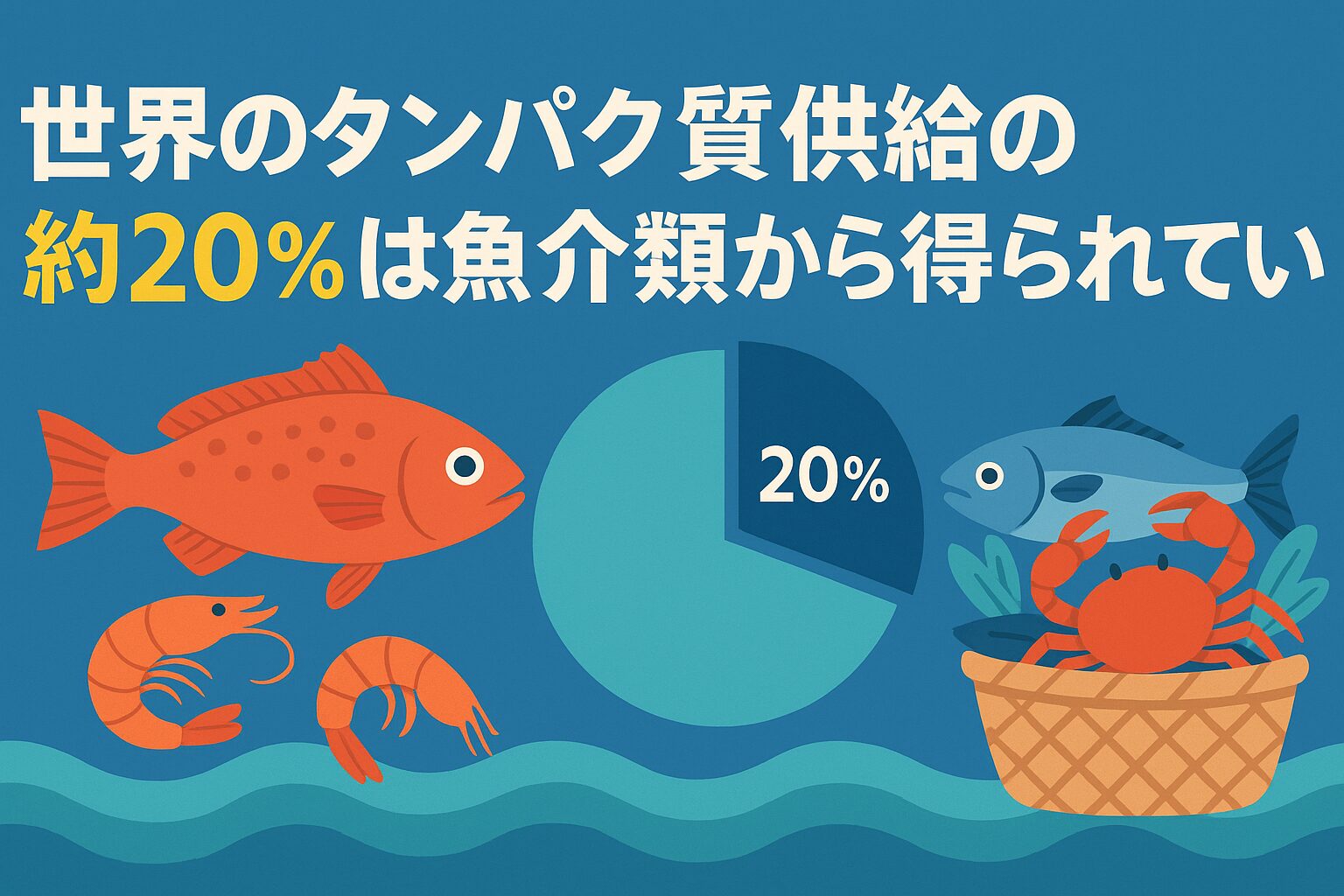 【驚愕の事実】人類のタンパク源の約20％は魚介類だった！魚の未来と食卓を守るには？釣太郎