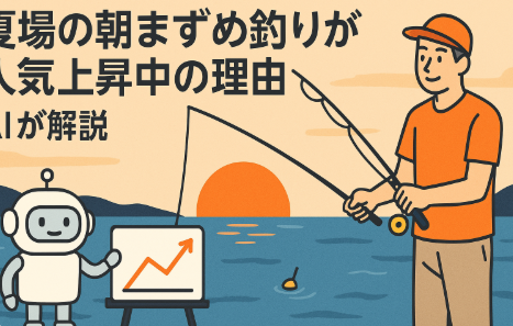 夏の釣りは「朝まずめ」が最も合理的！釣太郎