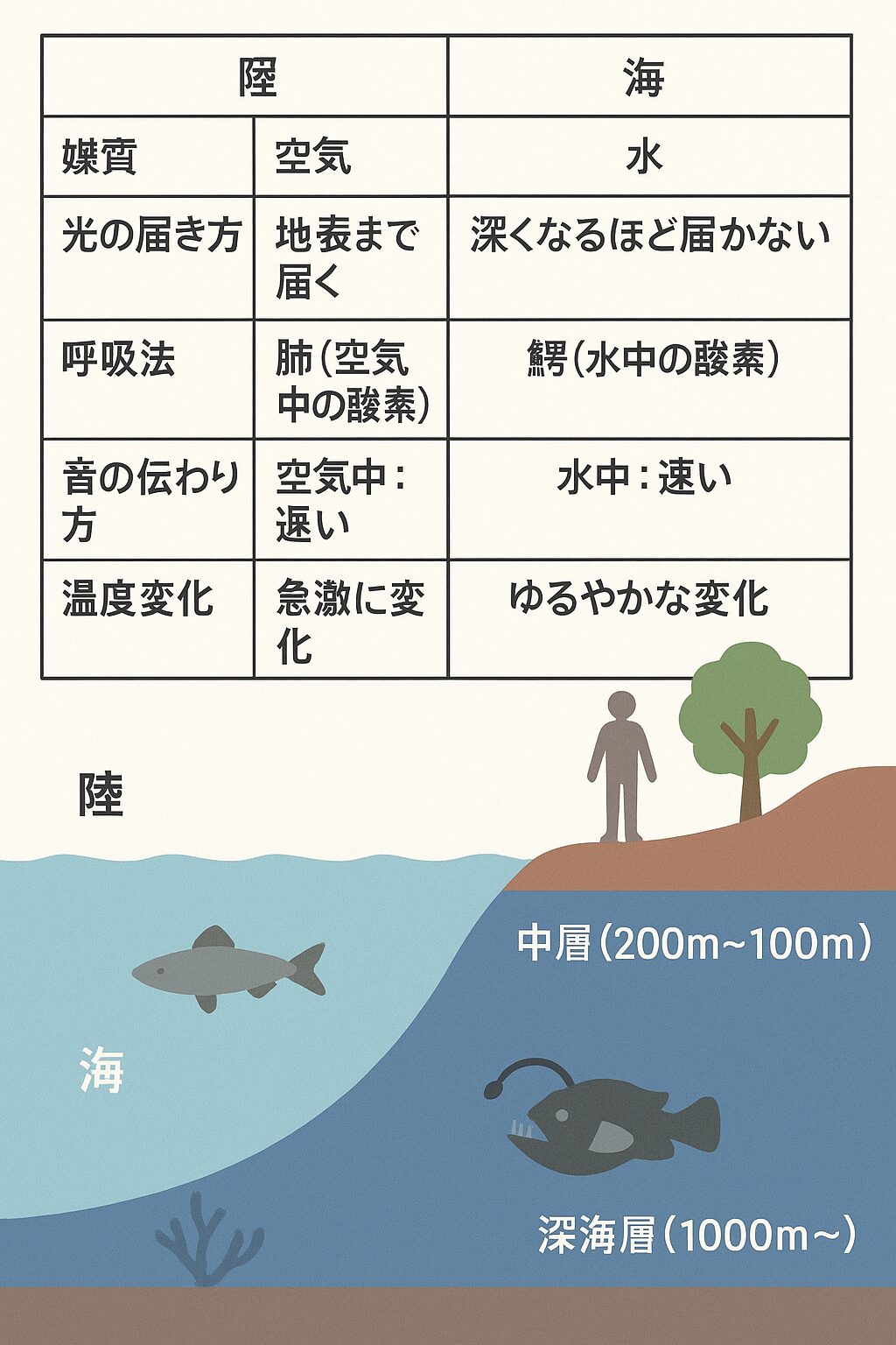 私たちは陸で暮らしているため、どうしても「陸中心」の視点になりがちです。しかし実際には、地球の大部分は“海”。そこには、想像もできないほど広く、深く、美しく、そして厳しい世界が広がっています。釣太郎