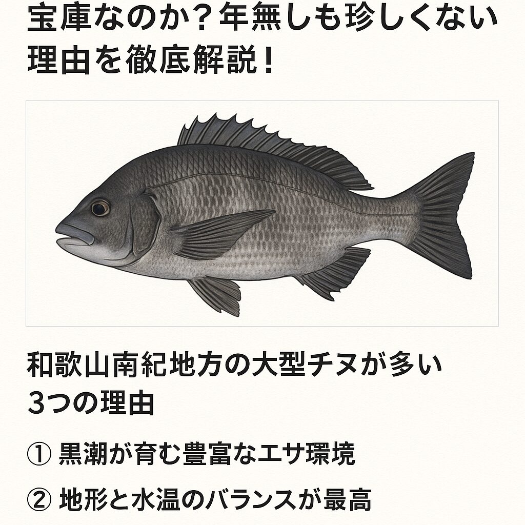 【驚愕の事実】和歌山・南紀はなぜ大型チヌの宝庫なのか？年無しも珍しくない理由を徹底解説！釣太郎