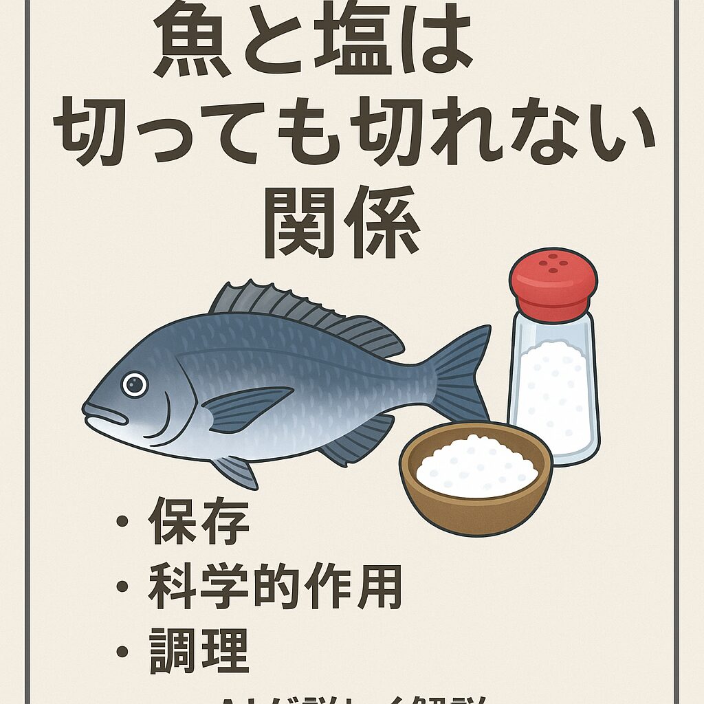 「魚と塩」は理屈でも文化でも切り離せない関係。釣太郎