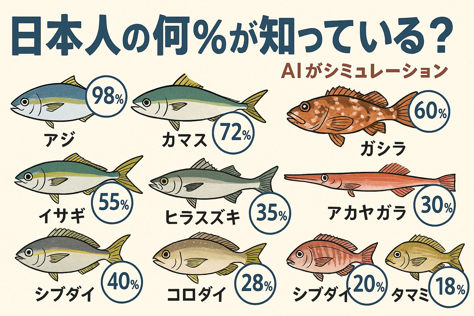 関西圏では「ガシラ」=釣りでも食卓でも常連 ・沖縄では「タマン(タマミ)」は高級魚扱い ・九州南部では「シブダイ」は祝い魚として認知度が高い。釣太郎