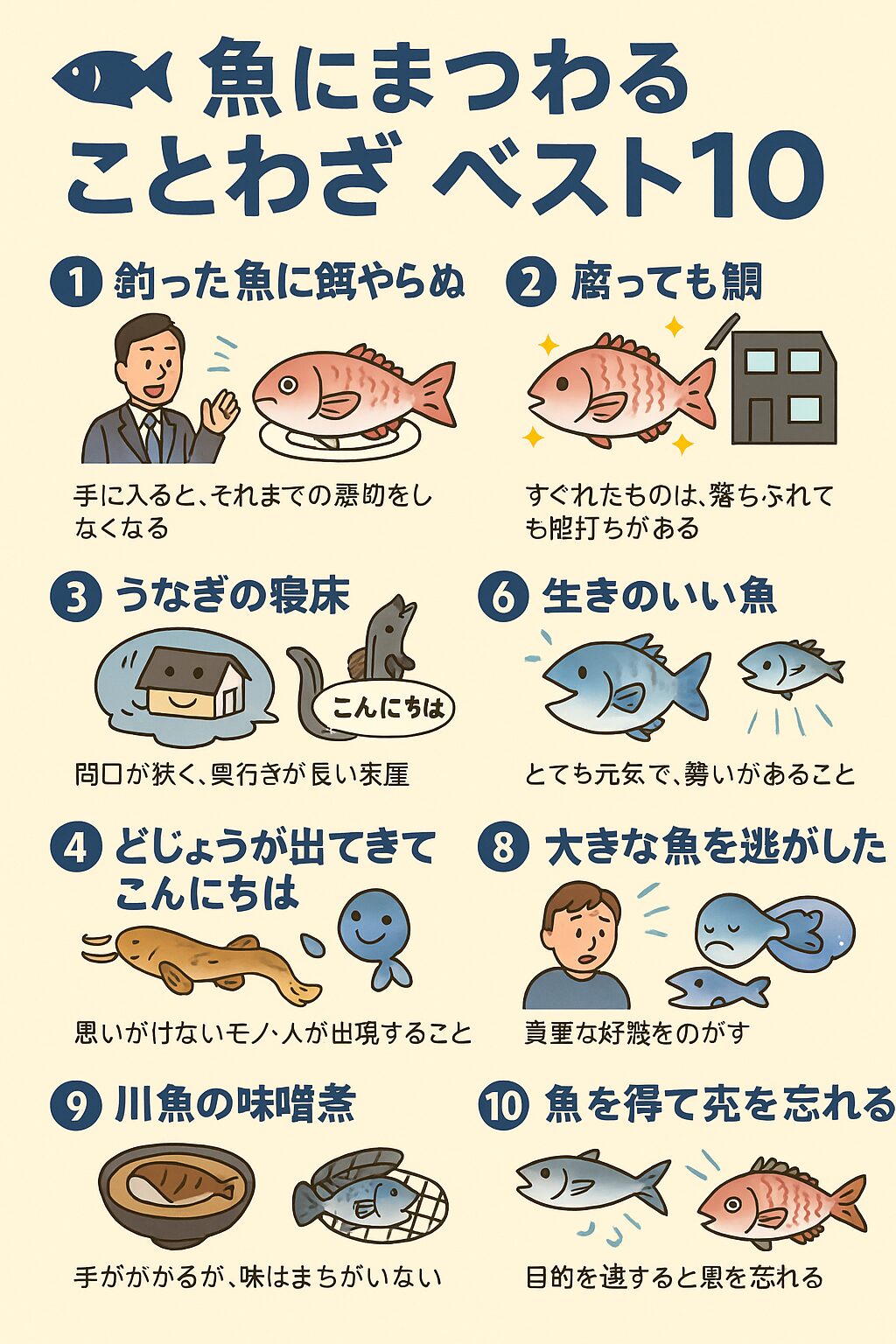 【保存版】魚にまつわることわざベスト10｜意味と現代的な解釈もご紹介！釣太郎