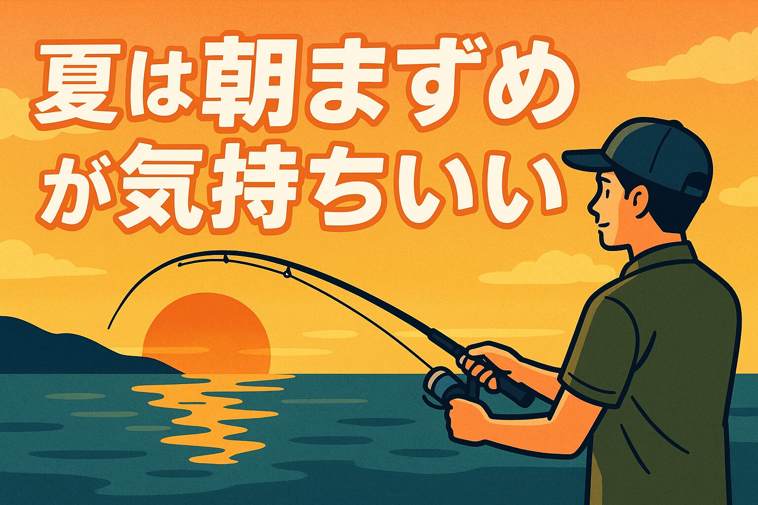 【夏こそ朝まずめ！】朝一番のフィッシングが静かに人気上昇中｜気持ちよく釣果も狙える最高の時間帯説明。釣太郎