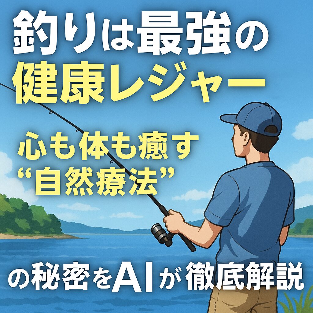 釣りは“心と体を同時に整える”万能レジャー!
・運動になる
・日光を浴びられる
・自然に癒される
・脳がリセットされる
・幸福ホルモンが出る
・誰でもできる
・コスパも良い
体調がすぐれない日も、気分が晴れない日も、まずは海へ、川へ、釣り場へ。
竿を出して、ぼんやりと魚を待つ時間こそ、**現代人に必要な“心の処方箋”**なのです。釣太郎