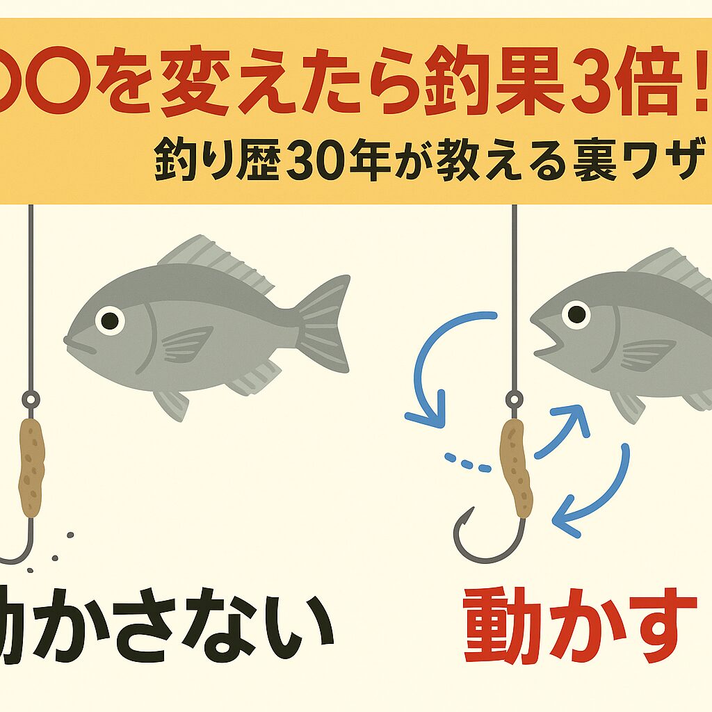 〇〇を変えたら釣果3倍!?釣り歴30年のベテランが教える裏ワザとは?釣太郎