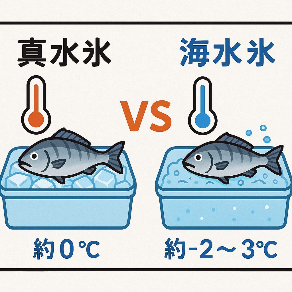 夏の釣り魚で食中毒！？それ、冷やし方が原因かも。海水氷で防げたかもしれません。釣太郎