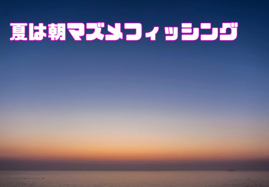 【夏限定の極上時間】日中が暑ければ暑いほど、夜明けの海が気持ちいい！今、朝マズメフィッシングが注目されている理由とは？釣太郎