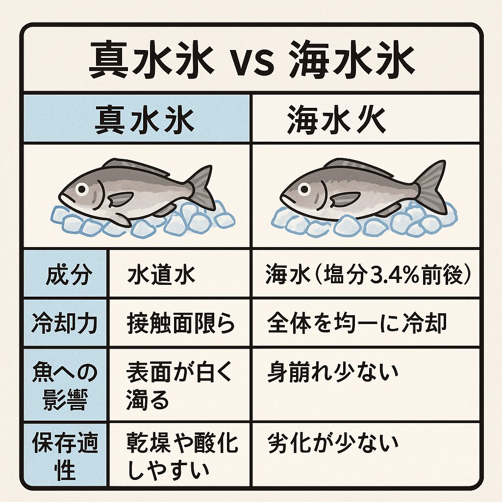 刺身魚の持ち帰りには海水氷を！真水との違いをAIが科学的に検証。釣太郎