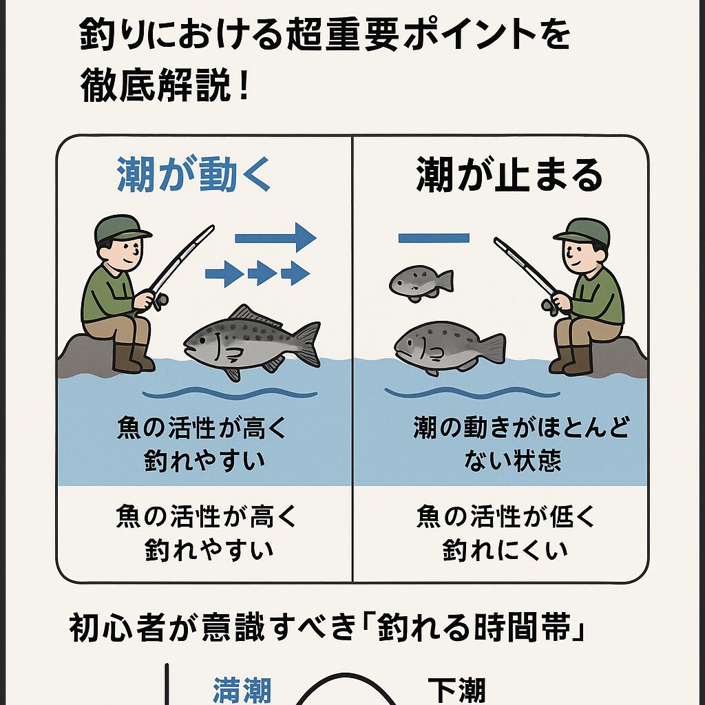 【初心者向け】「潮が動く・止まる」とは？釣りにおける超重要ポイントを徹底解説！釣太郎