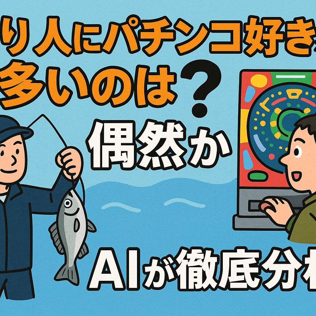 釣りとパチンコは、一見すると全く異なる趣味に見えますが、 実は“運×技術×集中×報酬”という脳の快楽回路を刺激する共通構造を持っています。そのため、釣り人にパチンコ好きが多いのは、偶然ではなく「必然」といえるでしょう。釣太郎