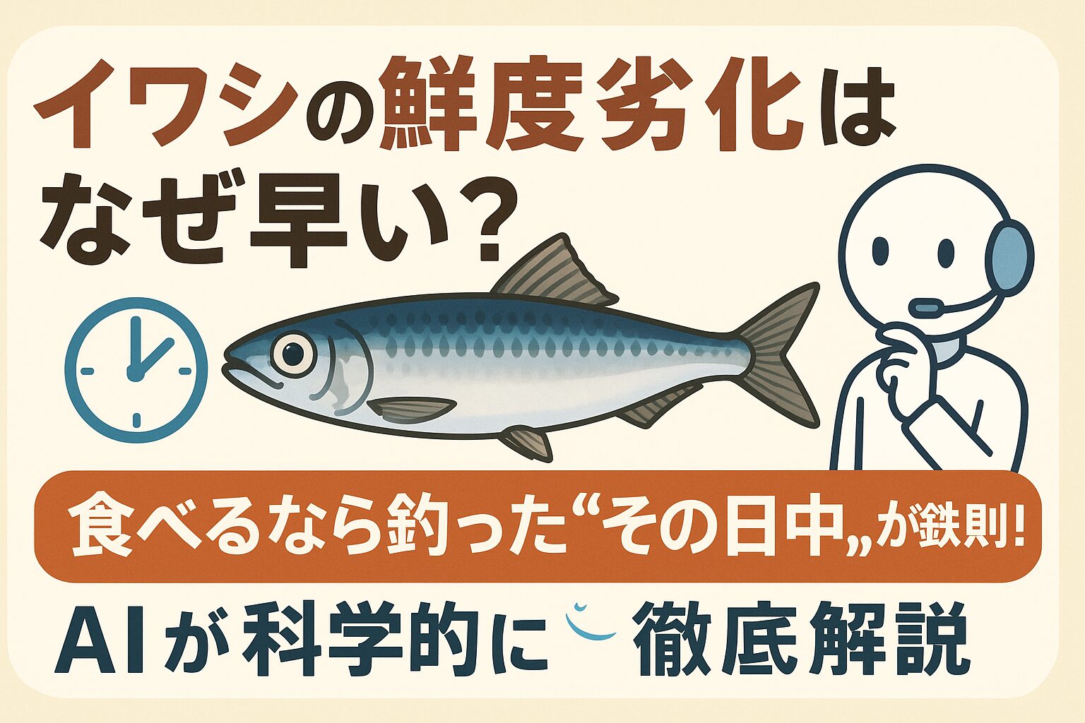 釣って4〜6時間以内＝昼までが「旨さの限界ライン」。釣太郎