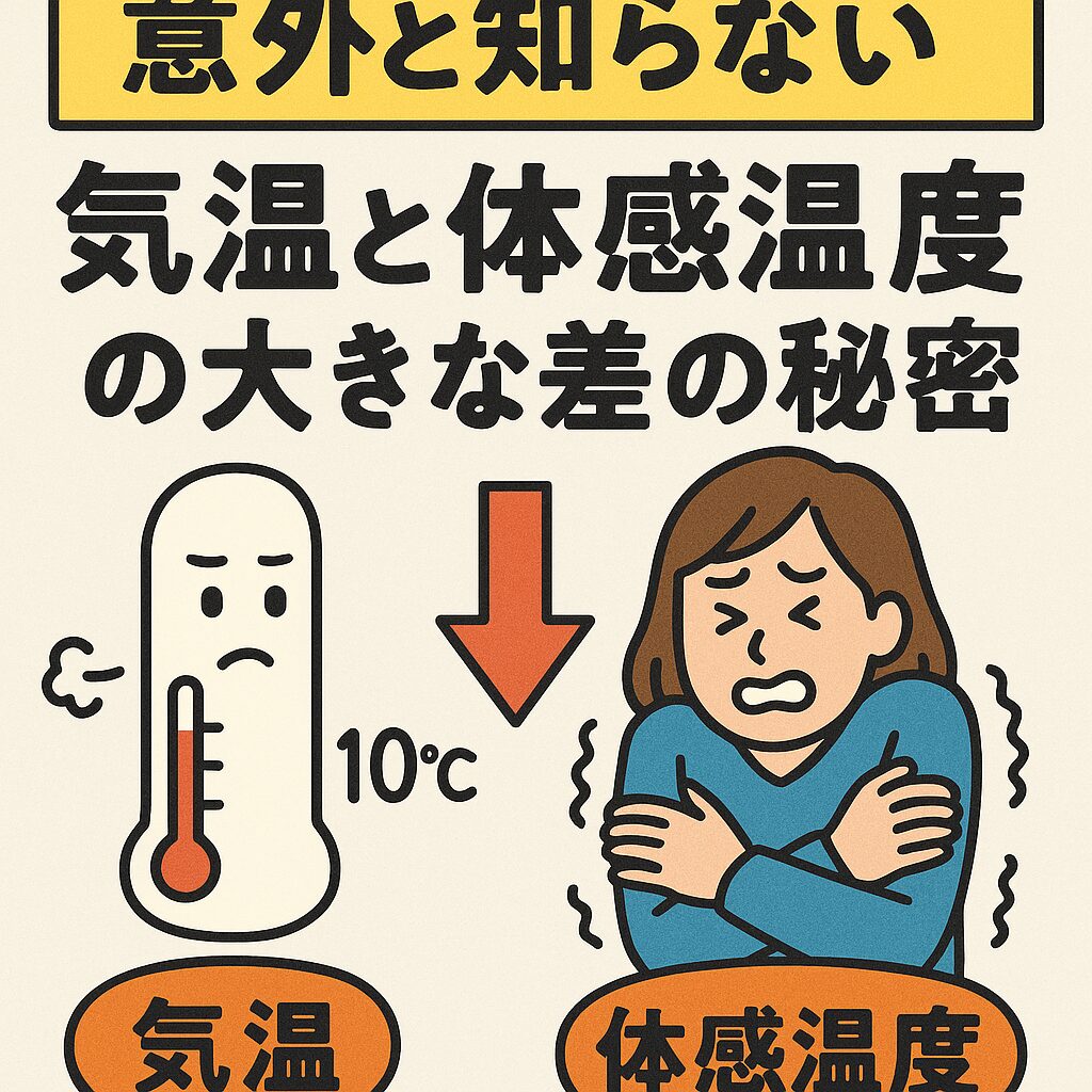 意外と知らない】気温と体感温度の大きな差の秘密とは？AIが快適に