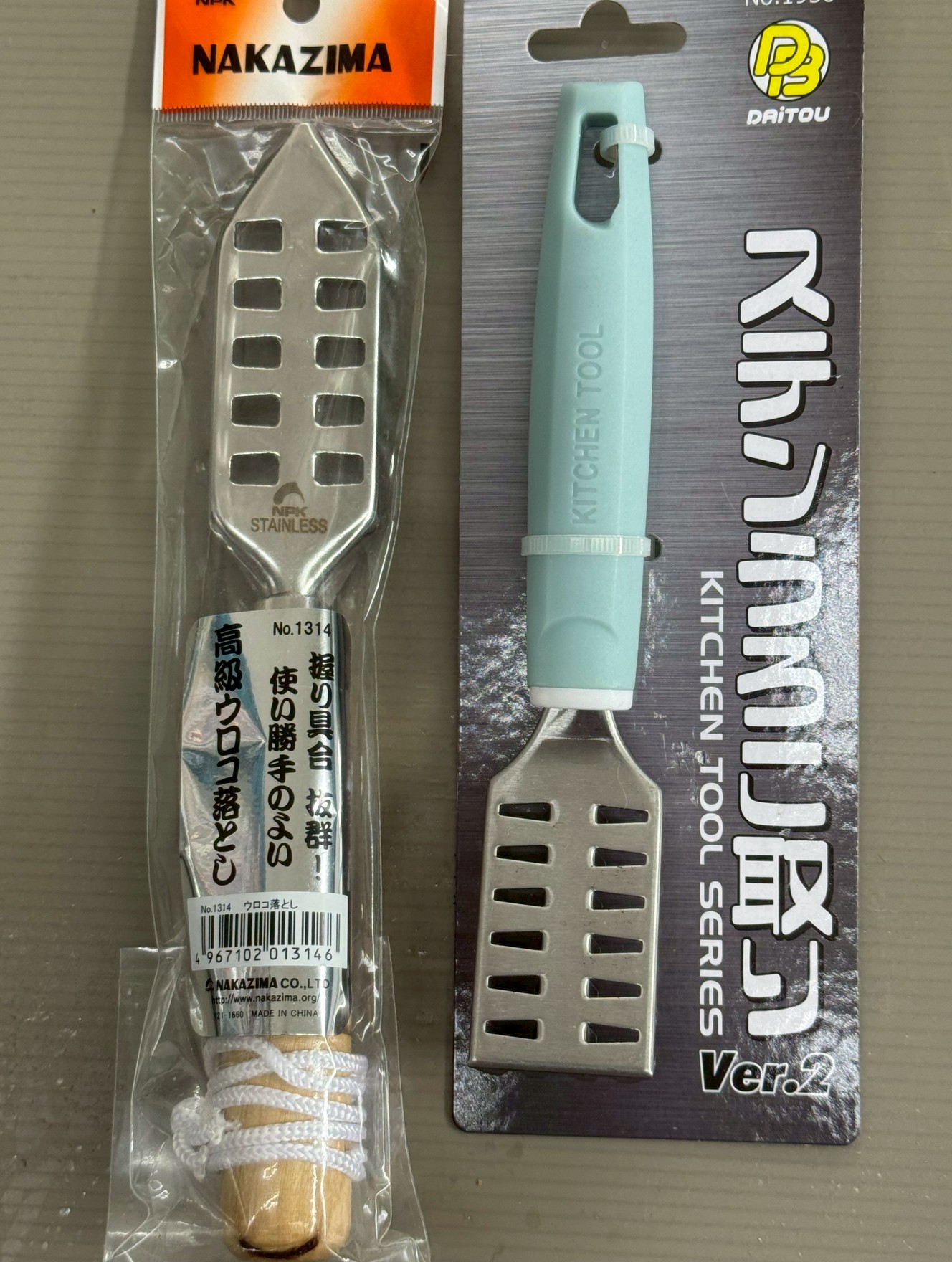 魚調理に欠かせないウロコ取り。釣太郎