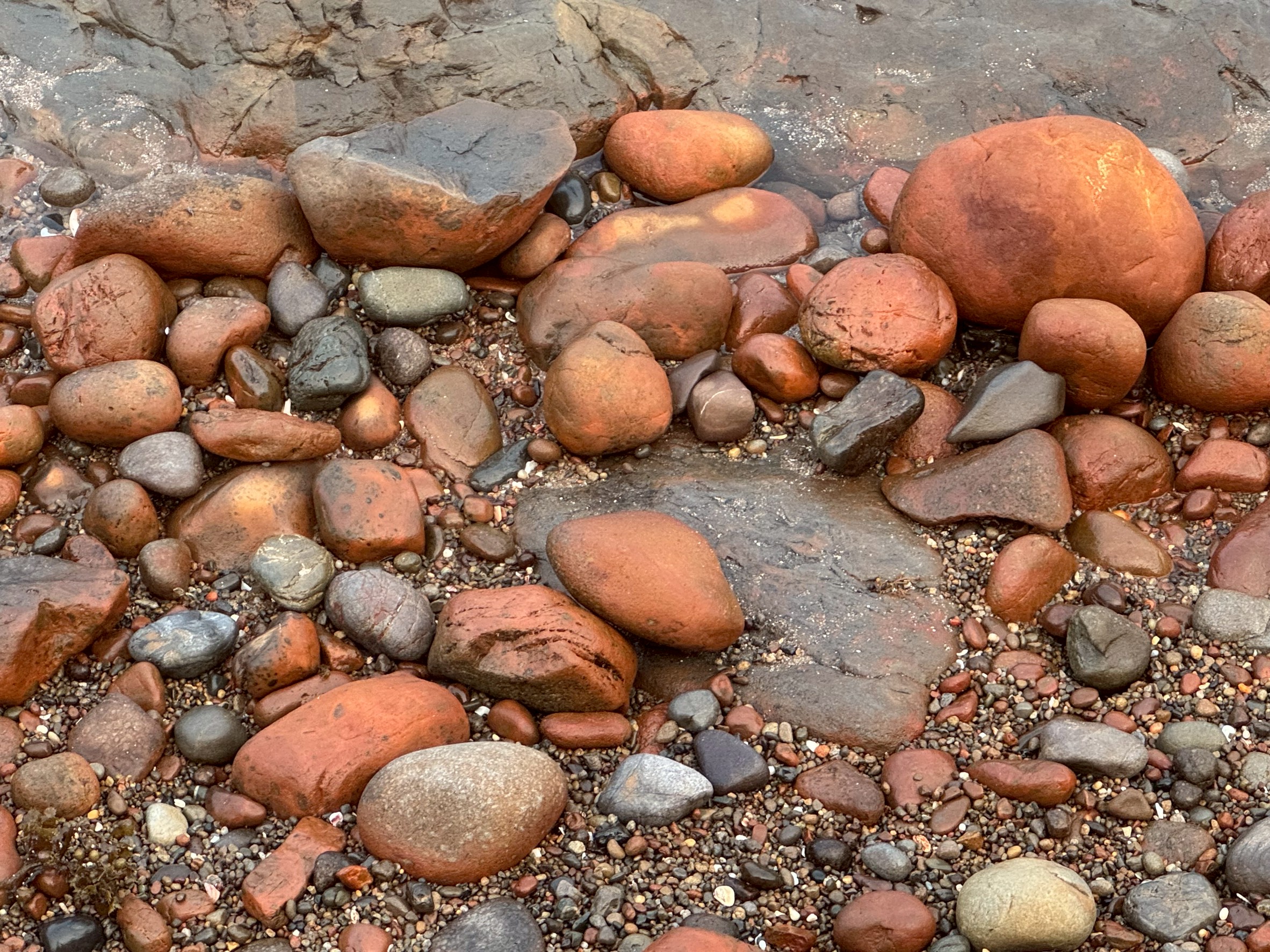 【なぜここだけ赤い？】海岸の小石が赤くなる理由を地質学から徹底解説！釣太郎
