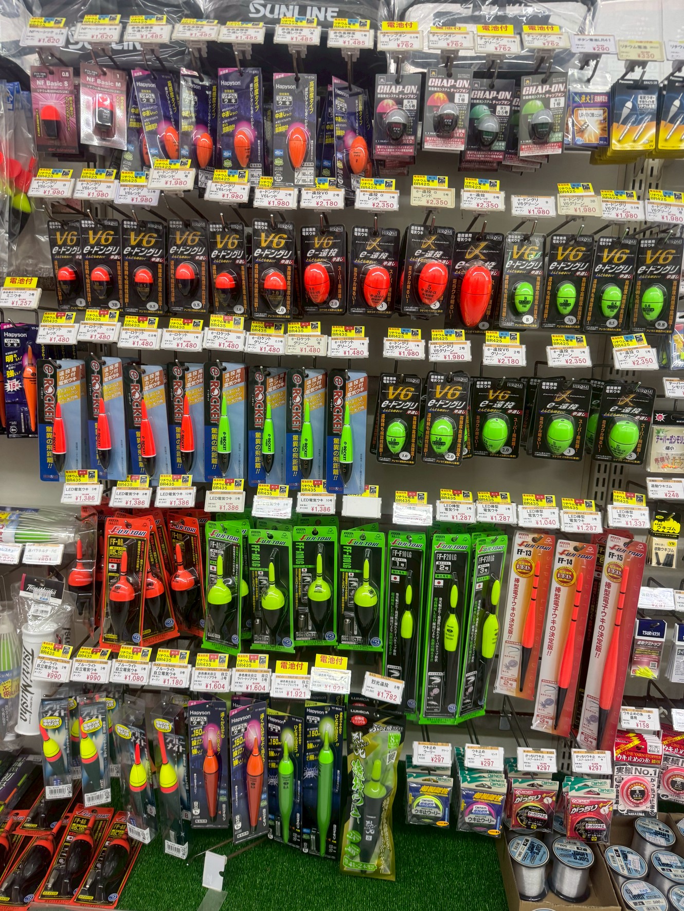 夜釣りの強い味方！釣太郎の電気ウキは品ぞろえ日本一級！現地型店舗ならではの魅力とは？釣太郎