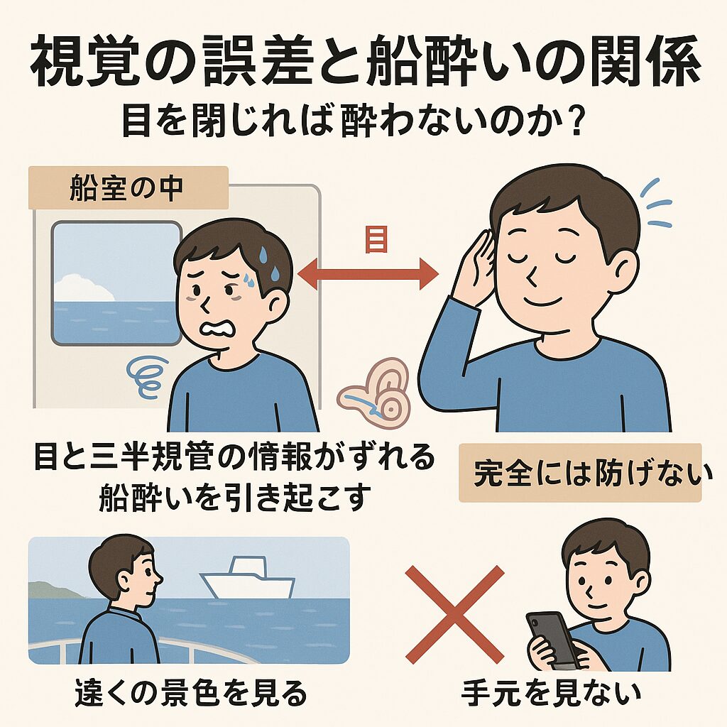 船釣りや海のレジャーをもっと楽しむために 、もし船酔いが心配なら、まずは「視覚の正しい使い方」を試してみてください。その上で、必要に応じて目を閉じる休憩を取り入れるのがベストです。釣太郎