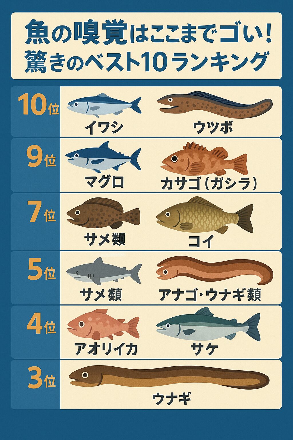 魚の嗅覚は人間の想像を超えるレベルで発達している。釣り人にとって「エサの匂い」「手の匂い」「海水氷での処理」などは、釣果に直結する重要要素。釣太郎