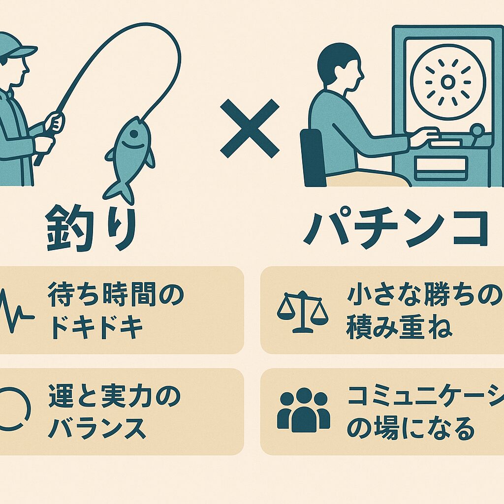 釣り好きにパチンコ好きが多いのは「偶然」ではなく「共通する心理構造」が背景にあります。釣太郎