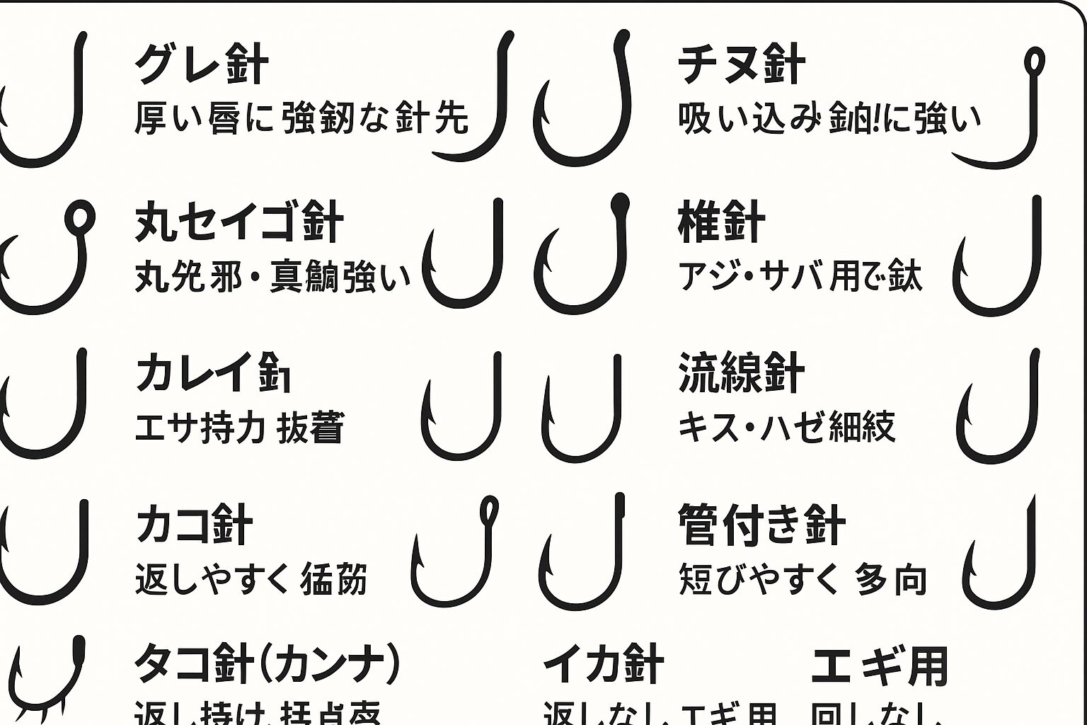 たかが釣り針、されど釣り針。針は釣りの哲学が凝縮された小宇宙。釣太郎