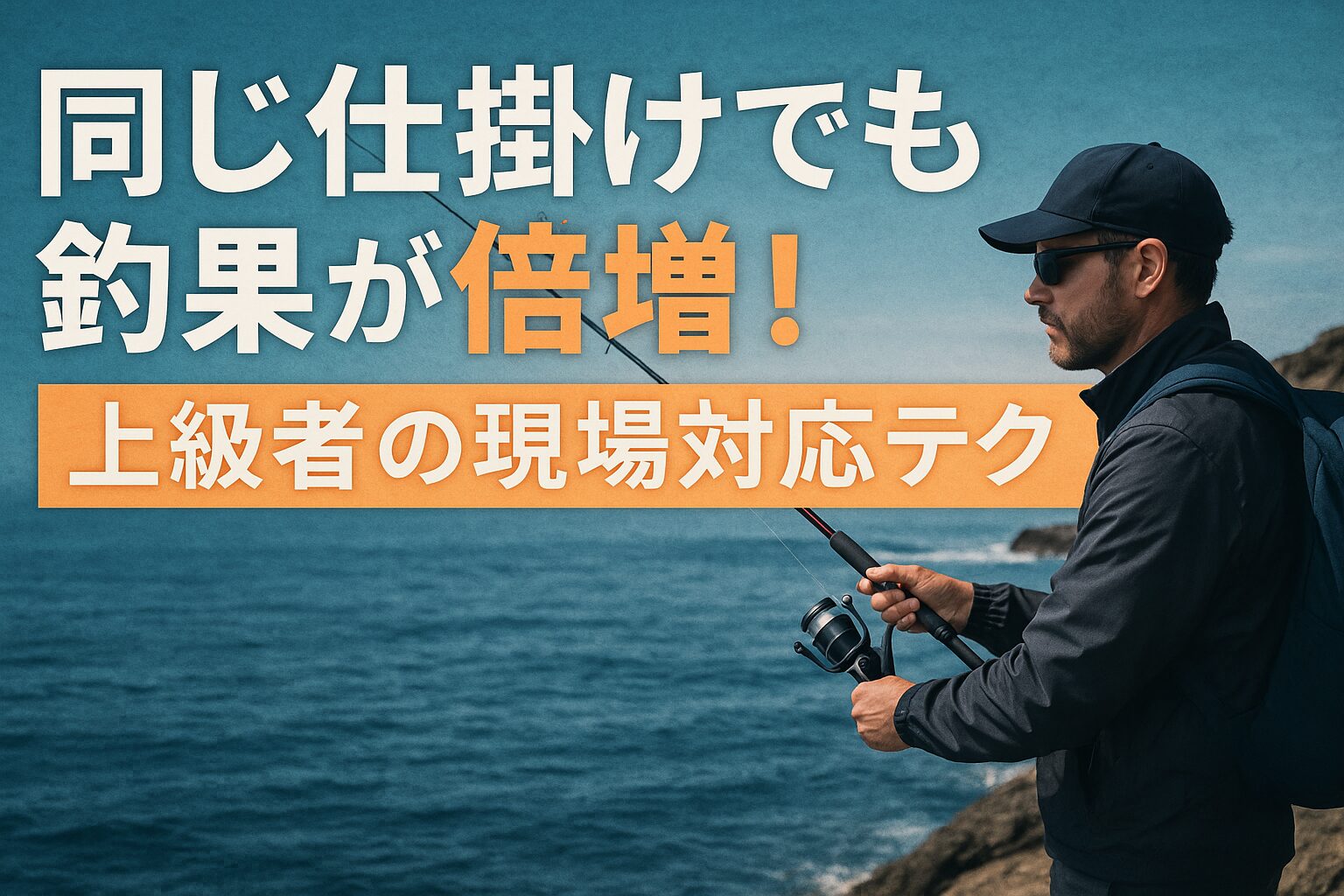釣果倍増のカギは「道具」や「仕掛け」よりも対応の速さと観察力。釣太郎