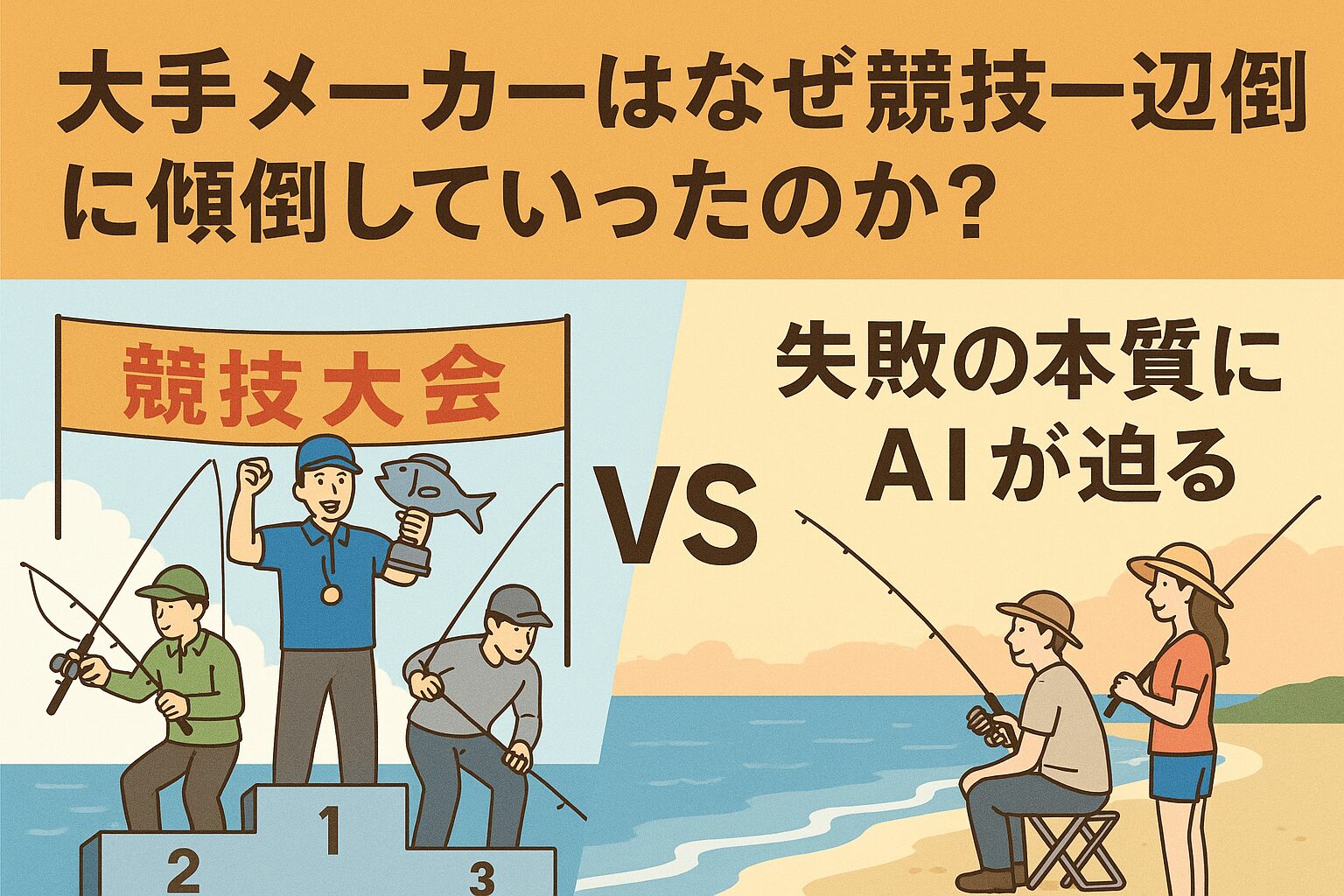 これからの釣りは、勝ち負けではなく「楽しむこと」こそが本質です。メーカーも競技志向から脱却し、より多くの人が気軽に釣りを始められる環境作りが求められています。釣太郎