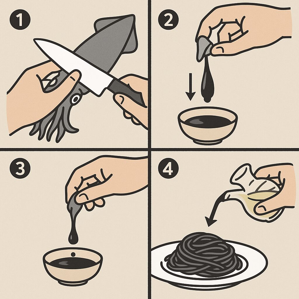 イカ墨パスタ1人前には 5〜10gの墨 が必要。アオリイカは 500g以上あれば1人前、1kg級なら2〜3人前 作れる。釣太郎