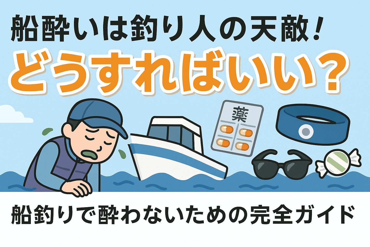酔い止めグッズ＋事前準備＋魚種選び＋季節別釣行プランを組み合わせれば、初心者でも安心して船釣りを楽しめます。釣太郎