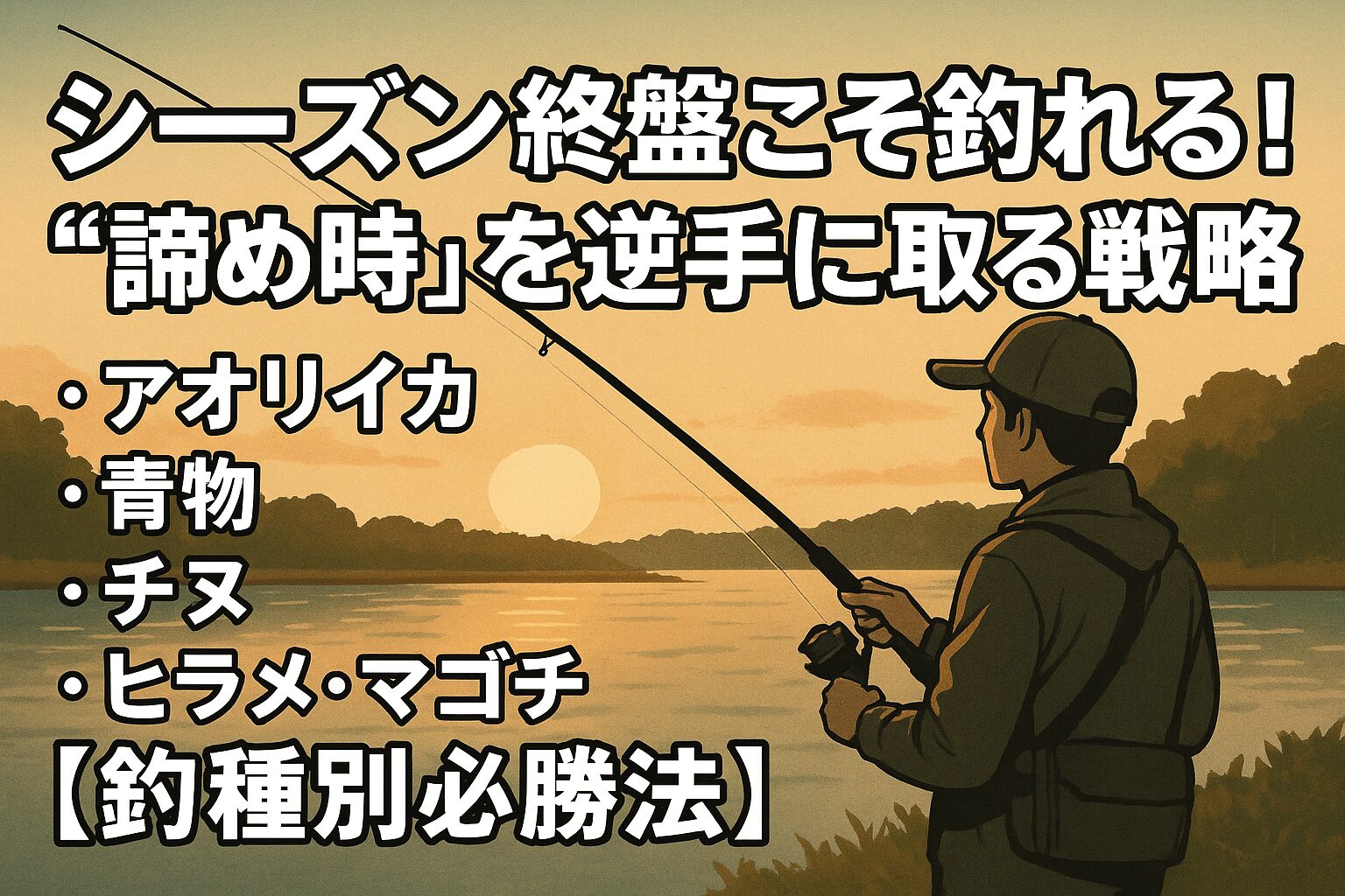 釣りシーズン終盤は、 「魚の荒食い」「ライバル減少」「プレッシャー低下」という追い風が吹く時期です。釣太郎