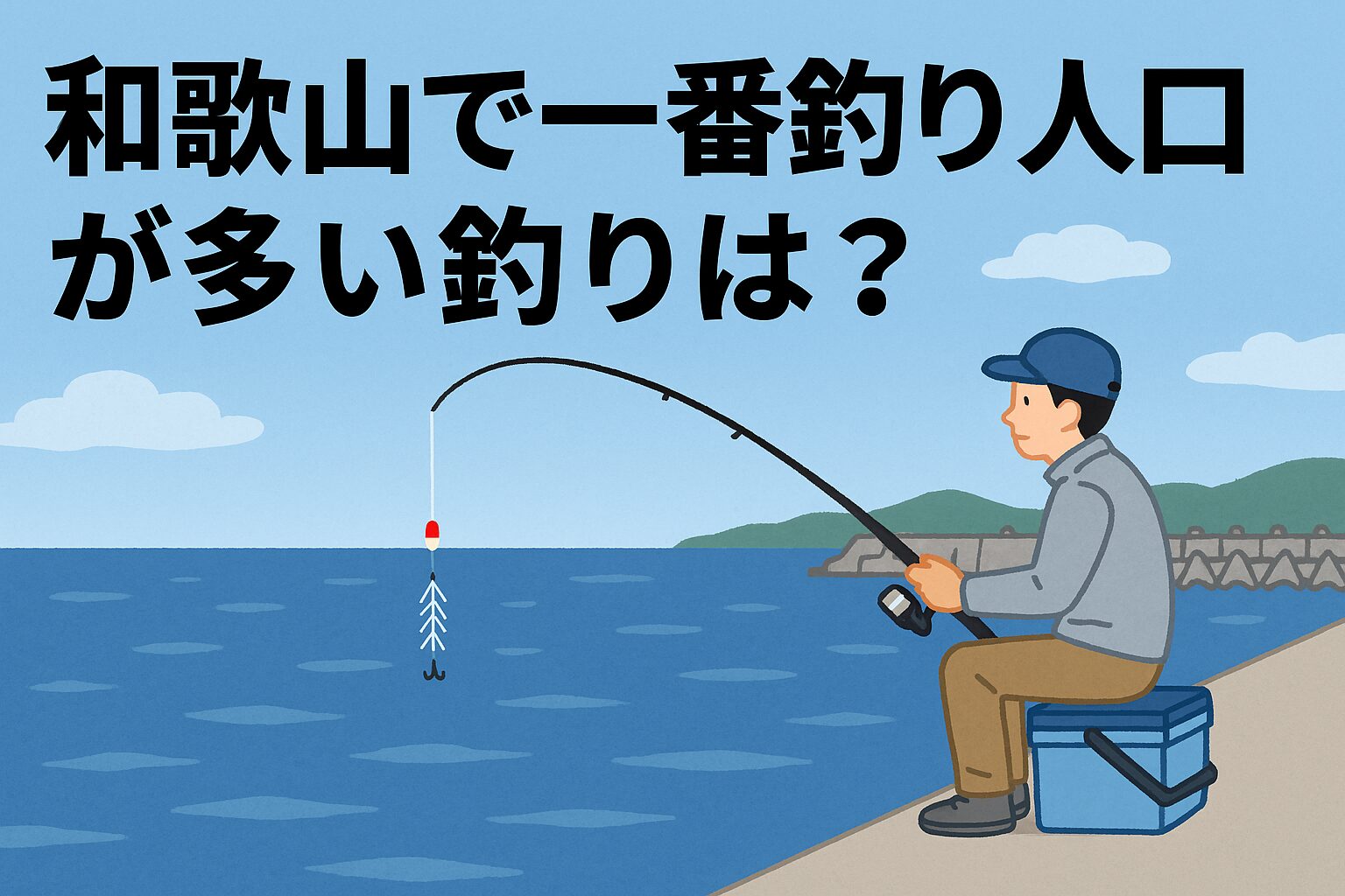 和歌山で一番釣り人口が多いのは「堤防サビキ釣り」・初心者・ファミリー・観光客が参入しやすいのが理由。釣太郎