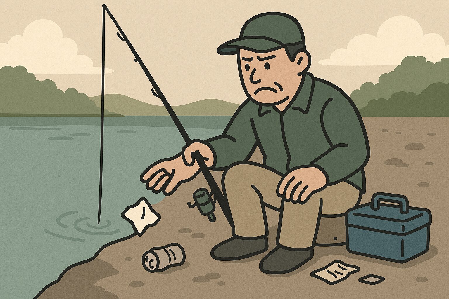 釣り人の9％がゴミを放置しているという現実。これは少数派かもしれませんが、釣り場環境に与える影響は大きいです。釣太郎