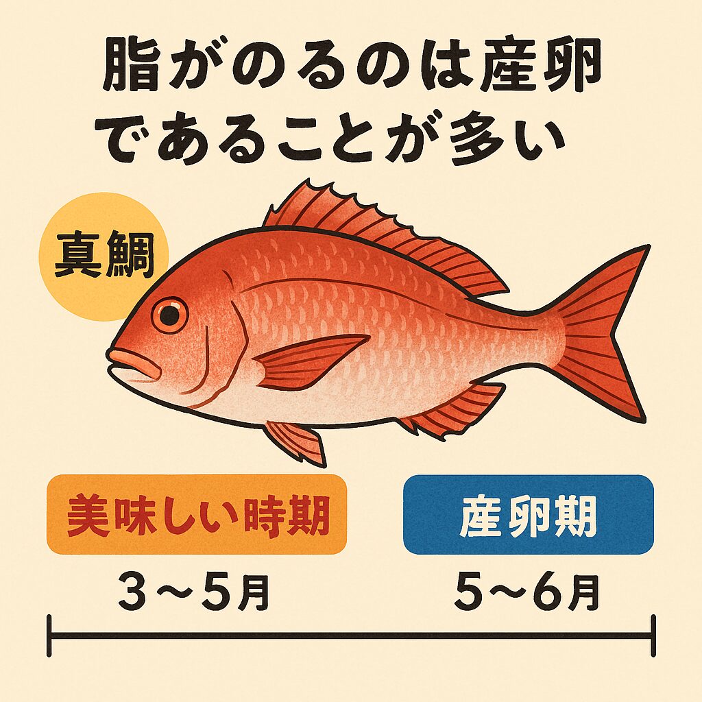 「魚の脂がのる＝旬＝産卵期」と思われがちですが、実は脂がのるのは産卵前であることが多い。釣太郎