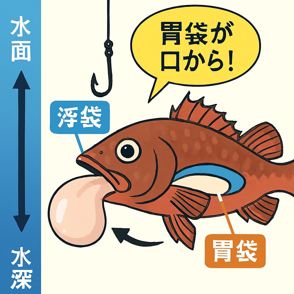 深海魚の口から風船のようなものが飛び出したのは「浮袋」？実はそれ、“胃袋”の可能性が高い。釣太郎