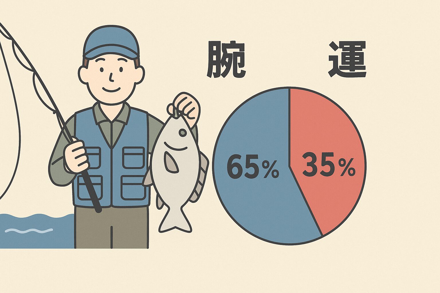 釣果を決める要素は腕65％・運35％？AIが科学的に分析解説。釣太郎