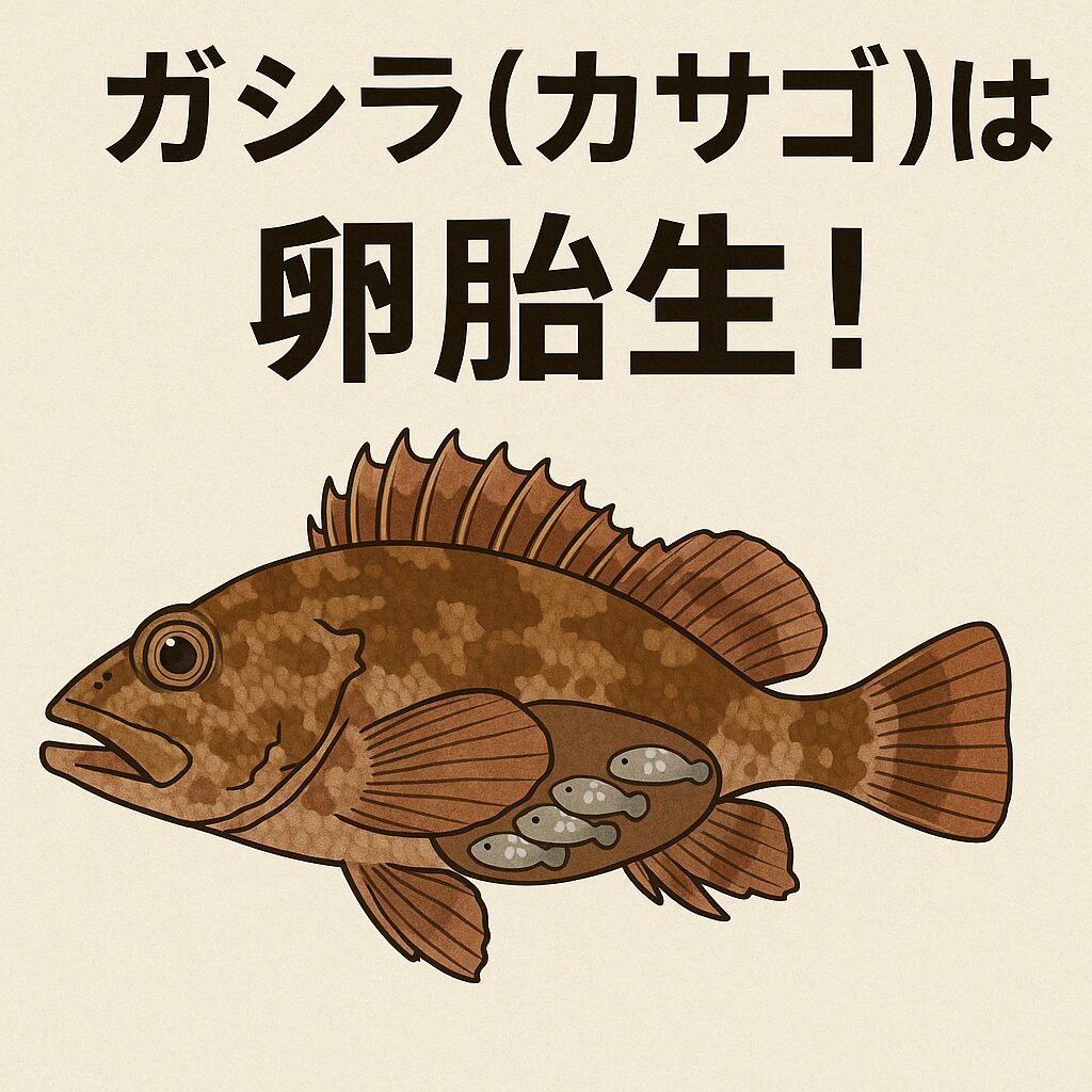 ガシラは「根付き卵胎生魚」というユニークな存在。釣太郎