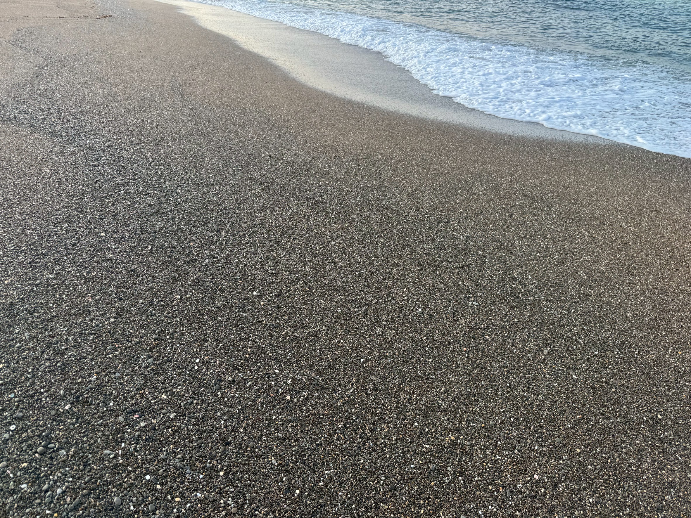 砂は岩や生物の殻が長い年月をかけて削られ、運ばれ、丸く磨かれてできる。色や粒の大きさは素材や地形、波の強さによって決まる。釣太郎