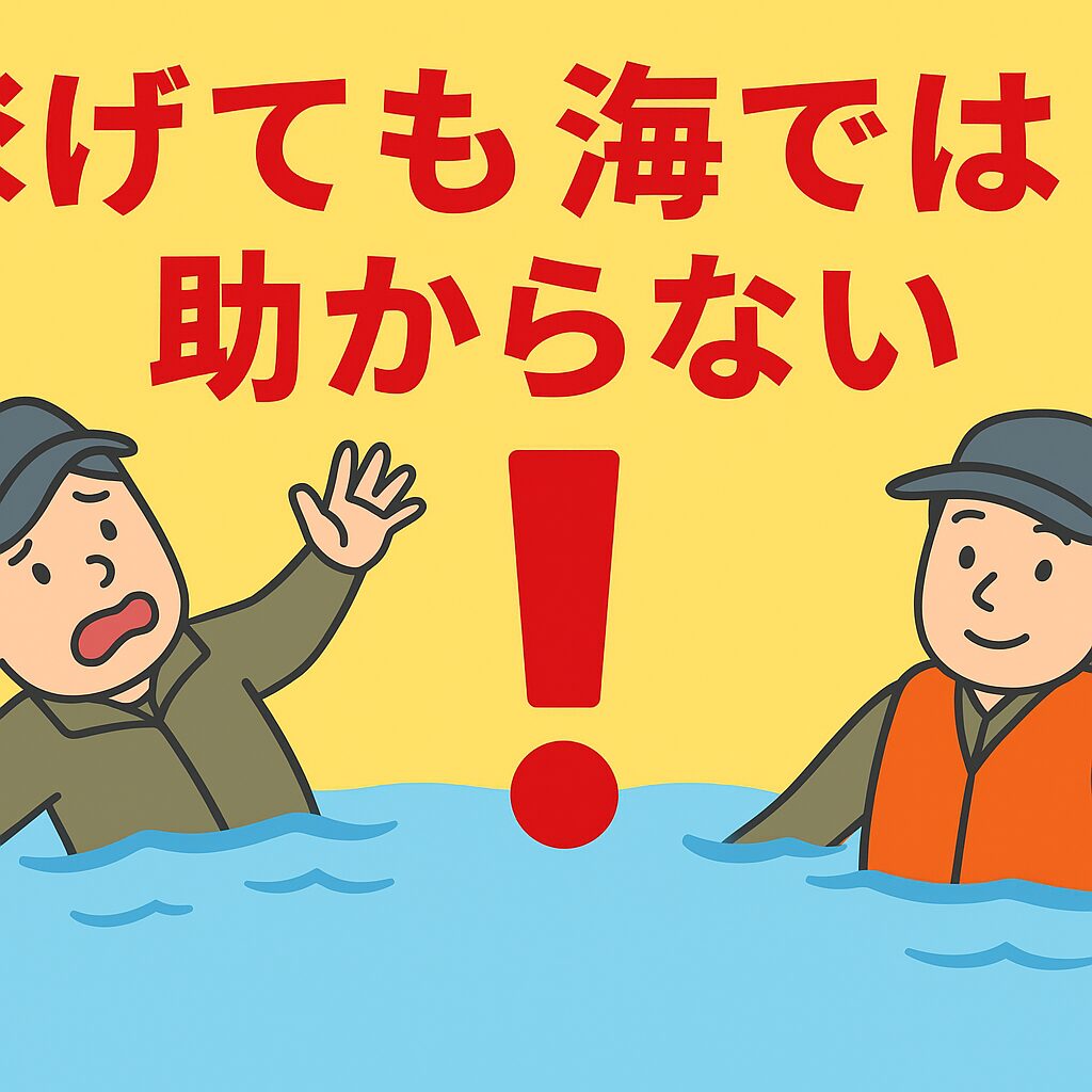 海に落ちても泳げるから大丈夫?その油断が命取りになる理由。釣太郎