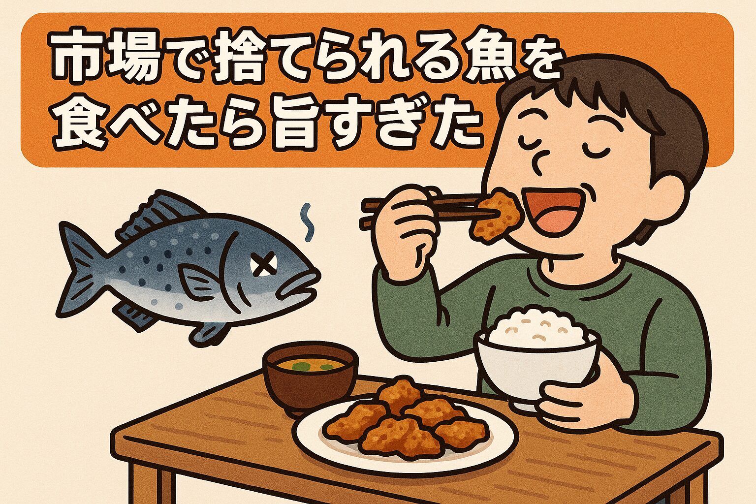 市場で捨てられる魚の多くは「知名度がないだけで旨い魚」です。釣太郎
