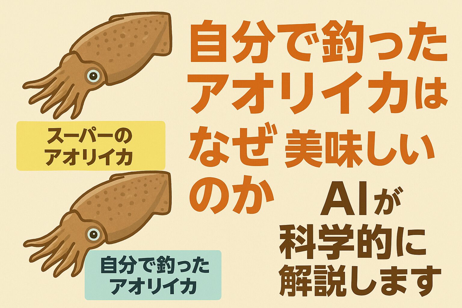 自分で釣った魚は「努力の成果」という付加価値がある。脳内でドーパミンが分泌され、味覚の満足度が約15〜20％向上すると言われる。釣太郎