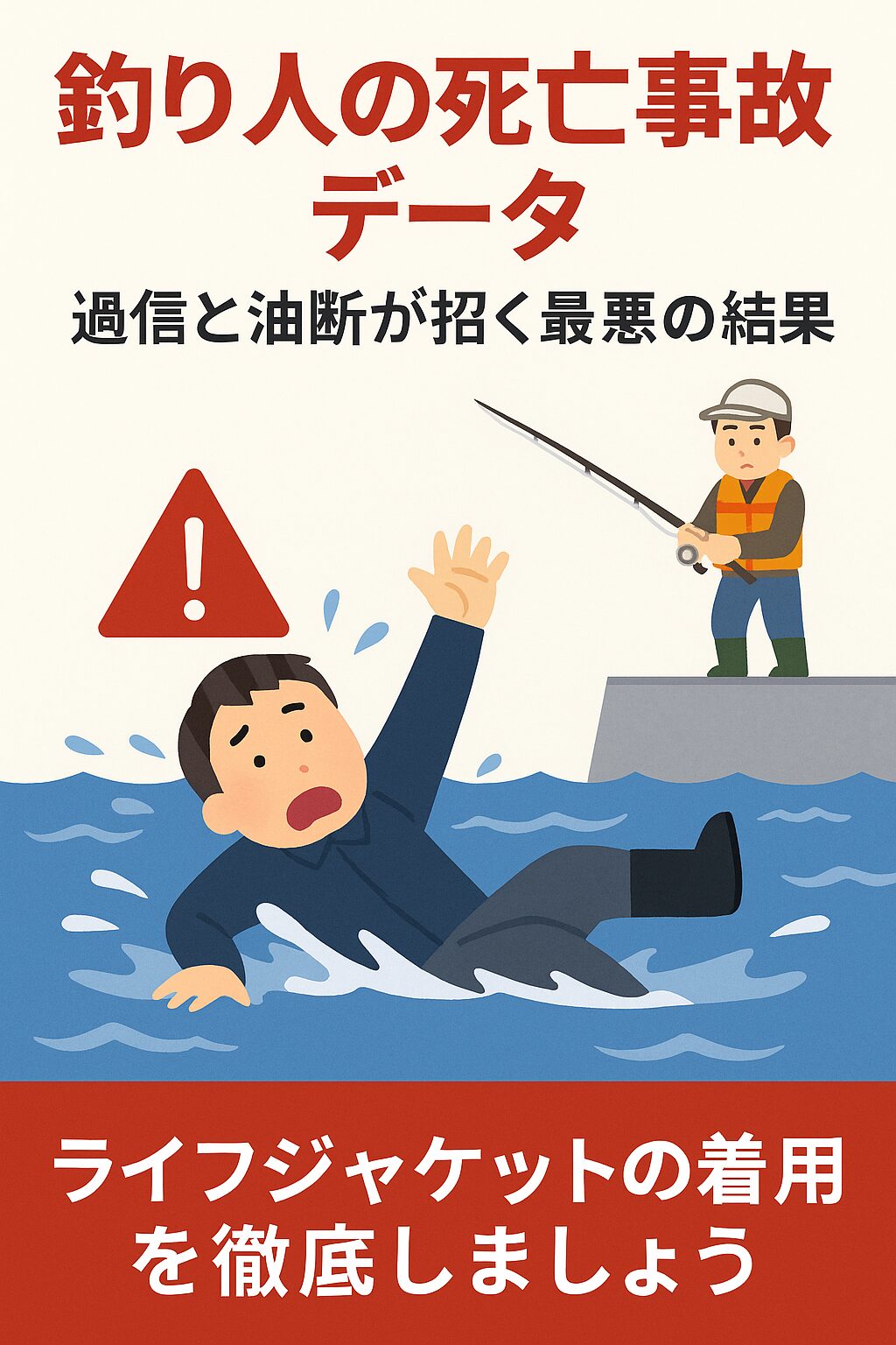 【釣り人の死亡事故データ】過信と油断が招く最悪の結果。釣太郎