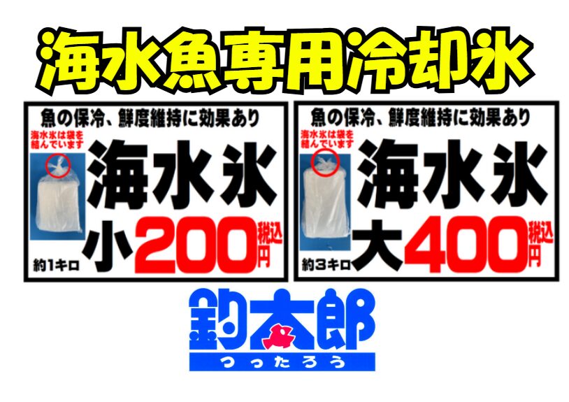 釣果を最高の状態で食卓に届けたいなら、次回の釣行ではぜひ「海水氷」を選んでみてください。釣太郎