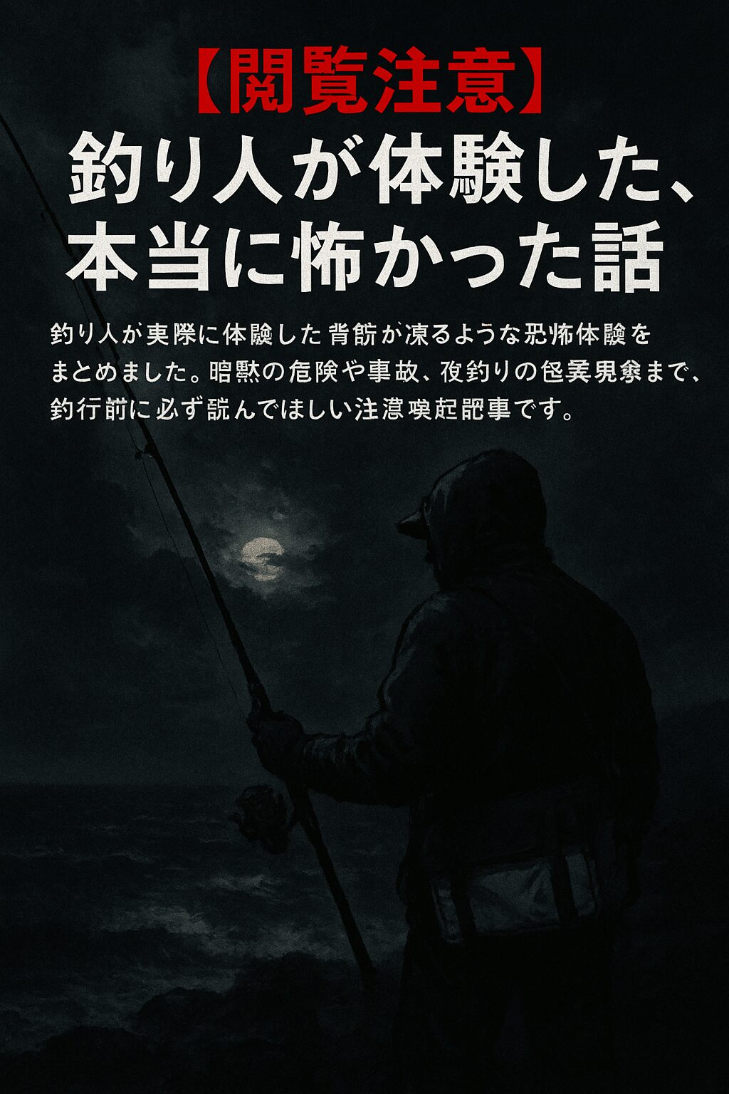 釣り場は楽しい場所であると同時に、自然と隣り合わせの危険なフィールドです。怖い体験談を笑い話にせず、今後の釣行に役立ててください。釣太郎