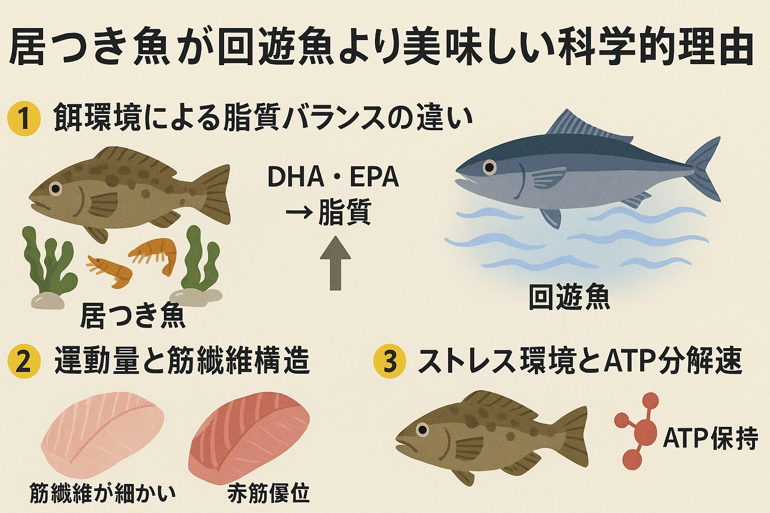 居つき魚を見分ける方法は?
A1. 体色が濃く、脂がのった丸みのある個体は居つきの可能性が高いです。釣太郎