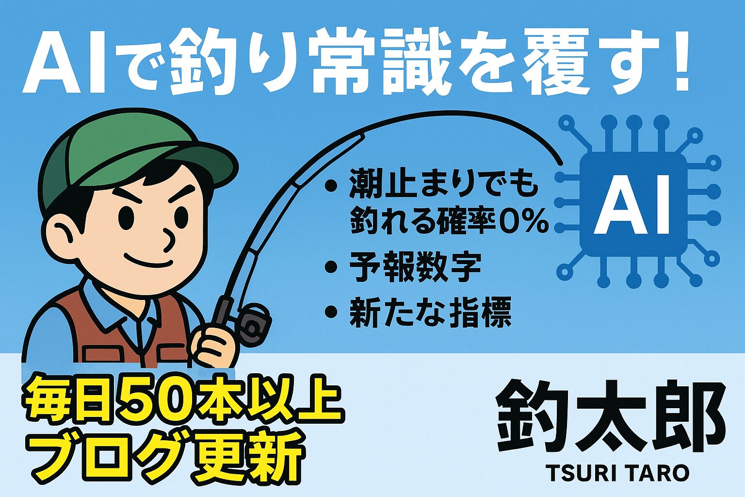 AI活用で釣りの常識を数値化・可視化・毎日50本以上の更新で圧倒的な情報量・現地密着のリアルな釣果・釣行予報・南紀を舞台に、釣りの情報革命を起こしている