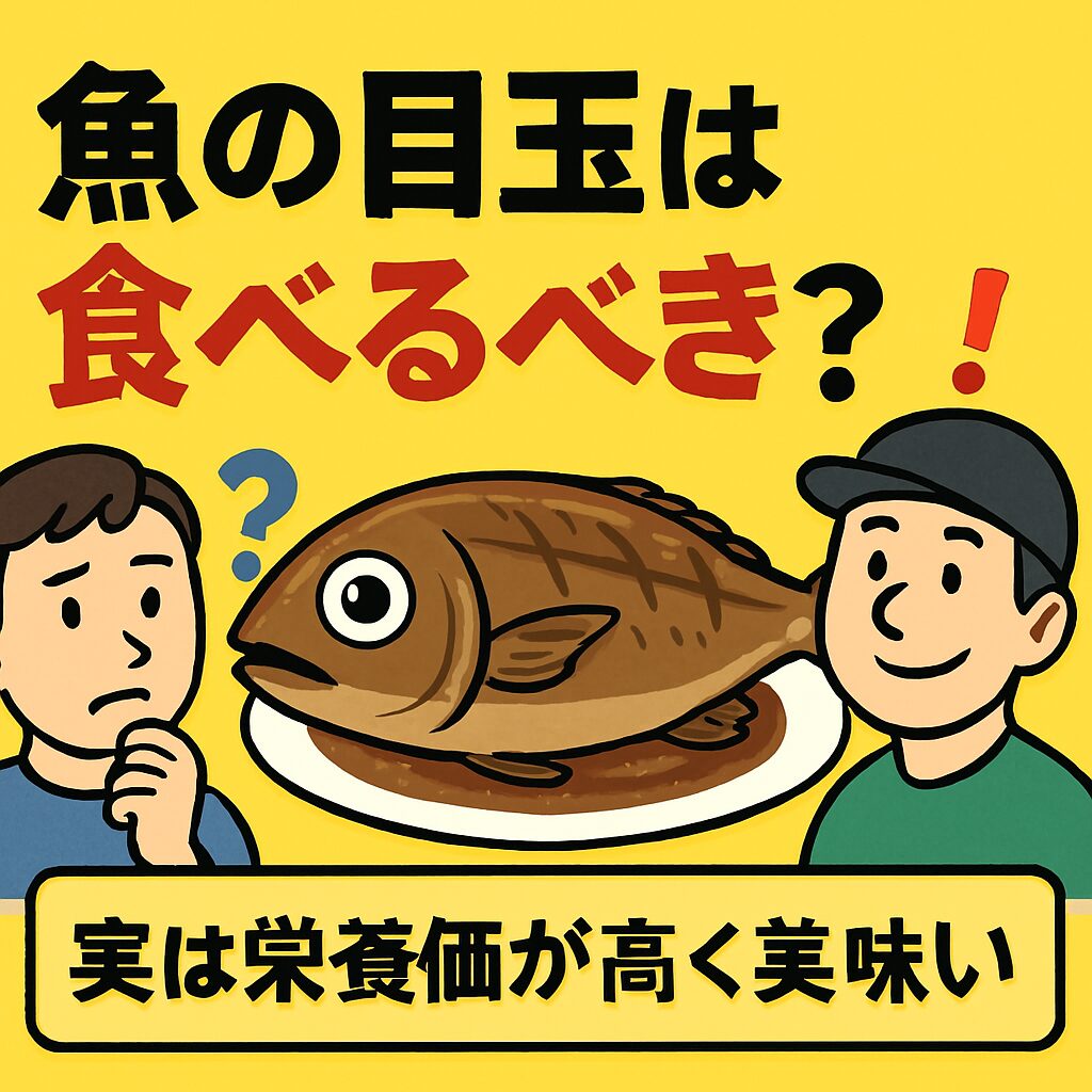 魚の目玉は「命の象徴」。 私たちが普段食べる“身”は、魚の一部に過ぎません。目玉を食べるという行為は、命を丸ごといただくという感謝の姿勢にもつながります。釣太郎