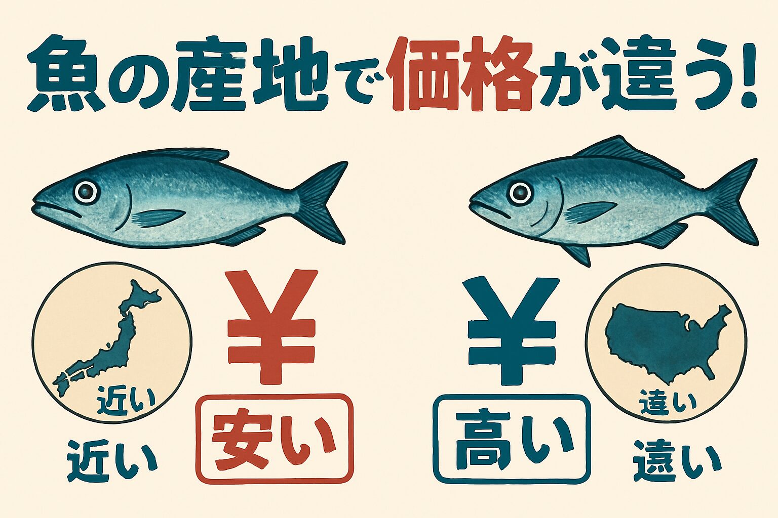 魚の産地による価格差は、鮮度を保つための流通コストと、品質や希少性によるブランド価値という二つの要素が複雑に絡み合って決まります。釣太郎