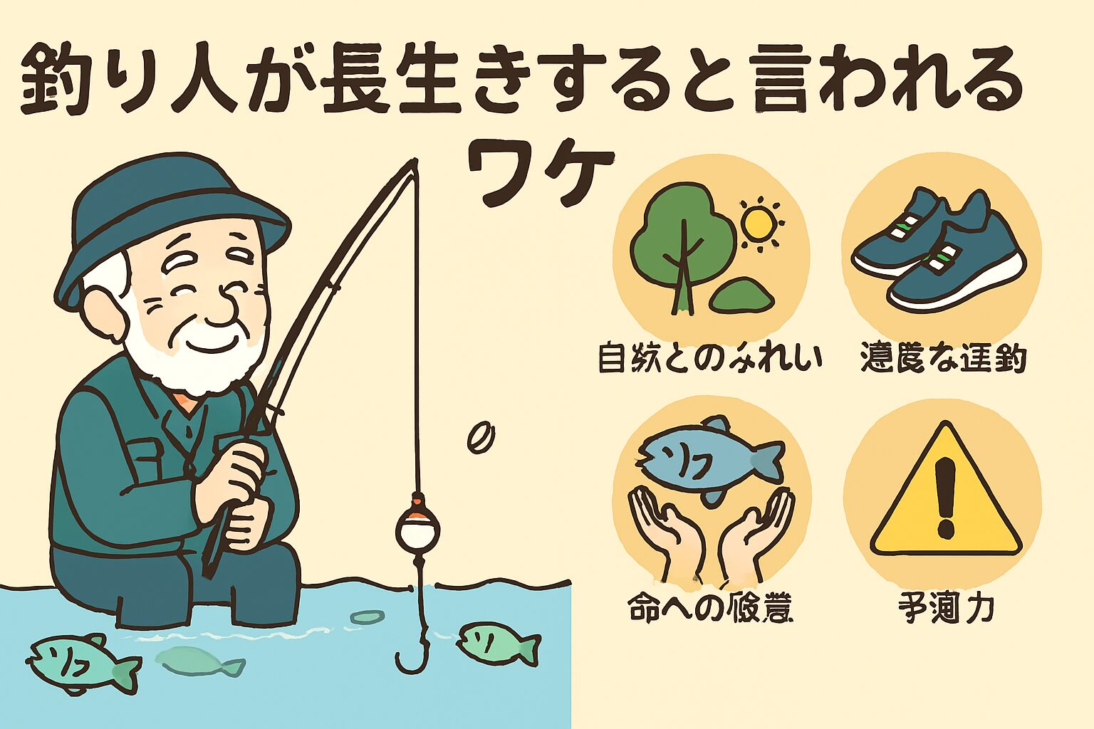 釣りは“命を慈しむ”長寿の文化.釣太郎